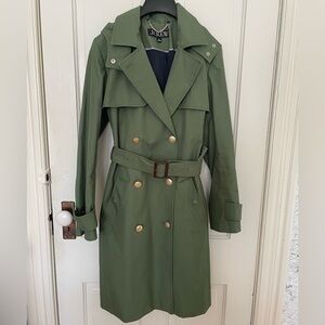 J. Crew Olive New Icon Trench Coat, sz 10